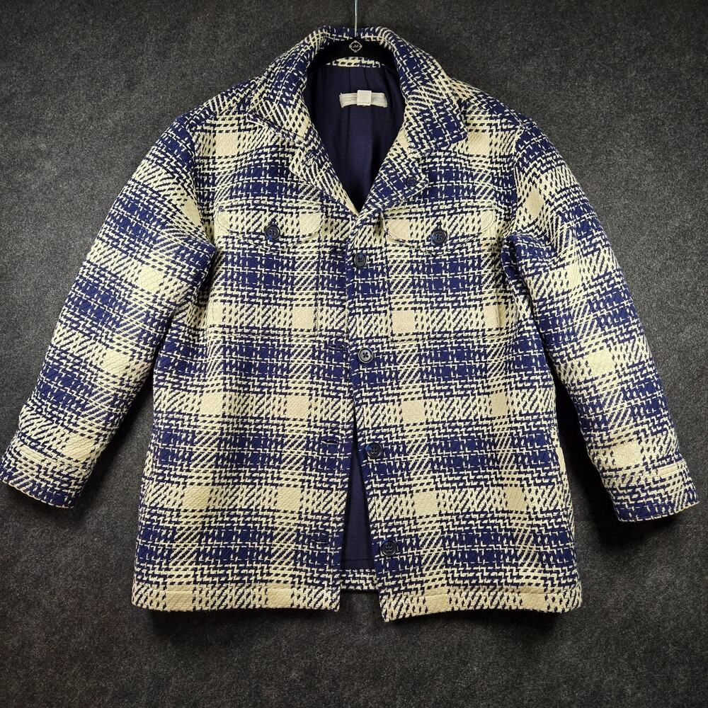 Outerknown Jacket Femme M Blue Cloudweave Shirt Coastal Cabincore Shacket